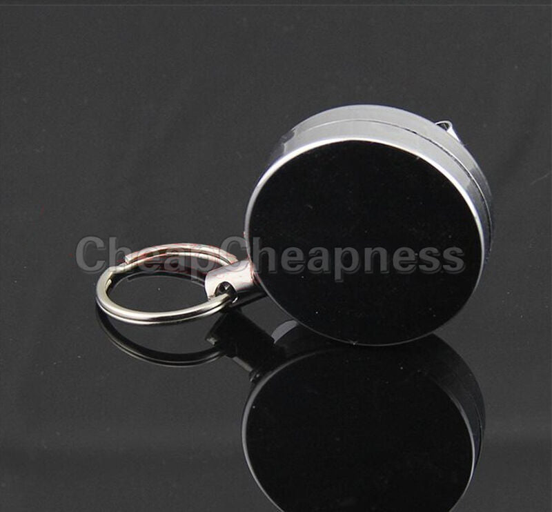 Heavy Duty Retractable Key Reel Badge ID Card Holder Belt Clip Keyrin.l8