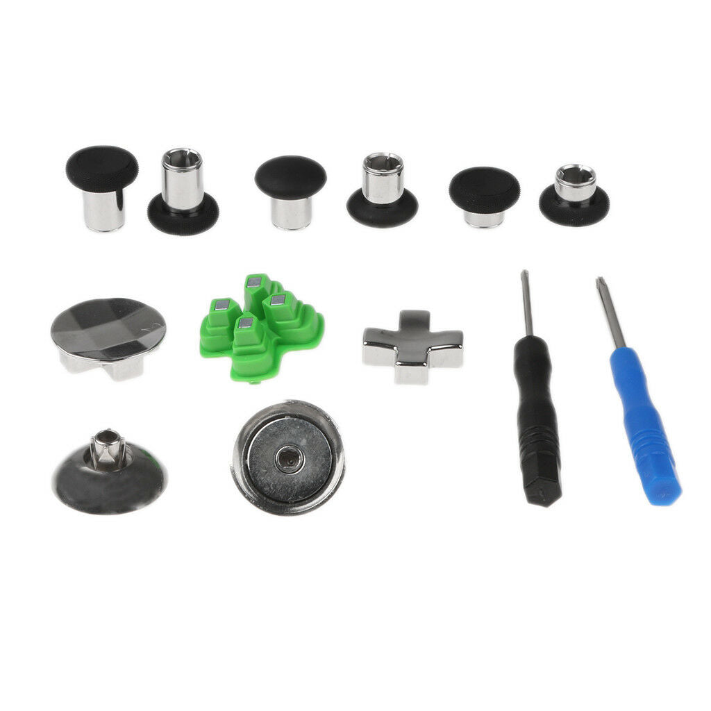 31pcs Full Set Replacement ThumbStick Metal Button For PS4 Series Controller