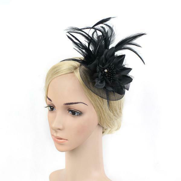 Charleston Headband Black 20's 30's Headband Headband Headdress Accessories