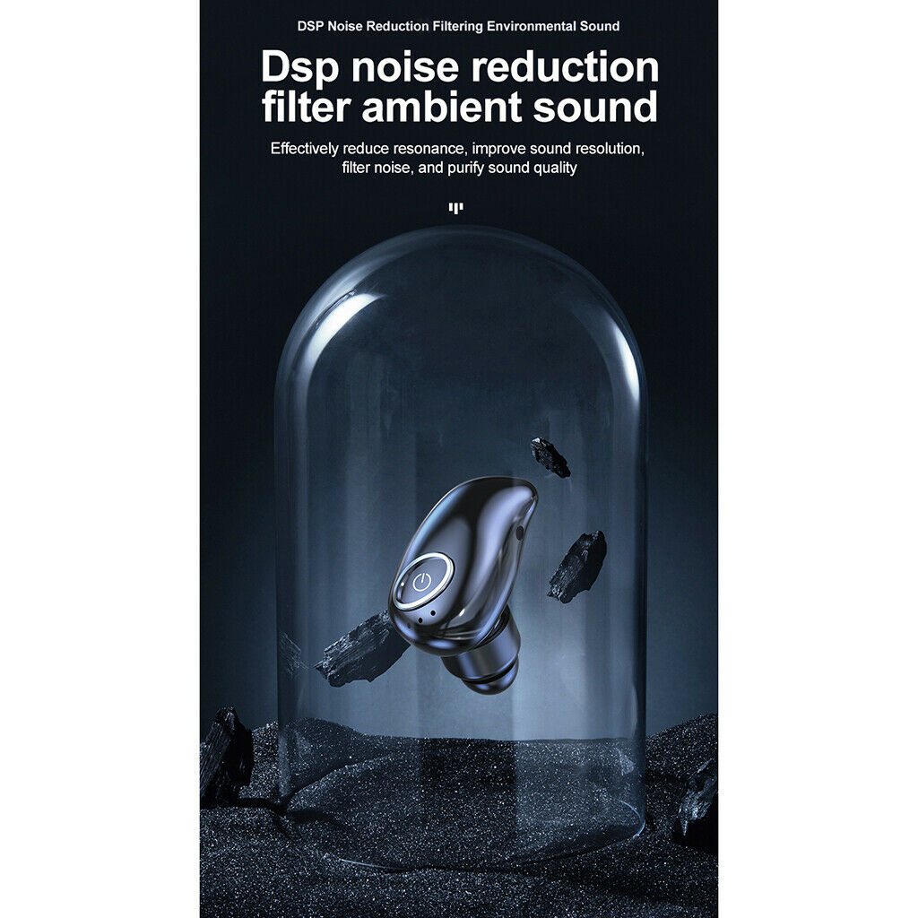V21 TWS Mini Bluetooth5.0 Wireless Monaural In-ear Earphone White