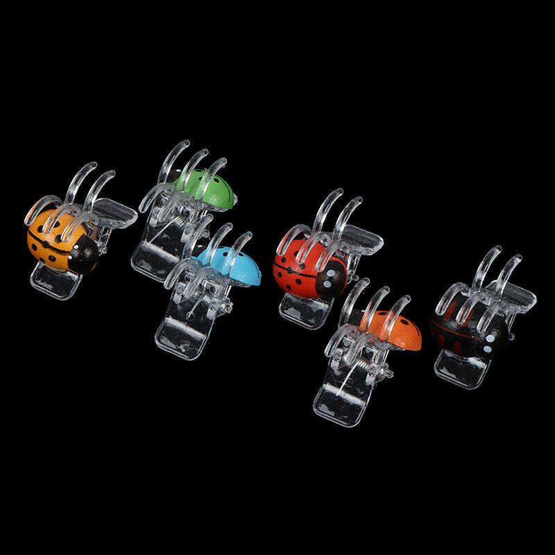 30PCS/set Ladybird Orchid Clips Plant Garden Support For Plant Vine