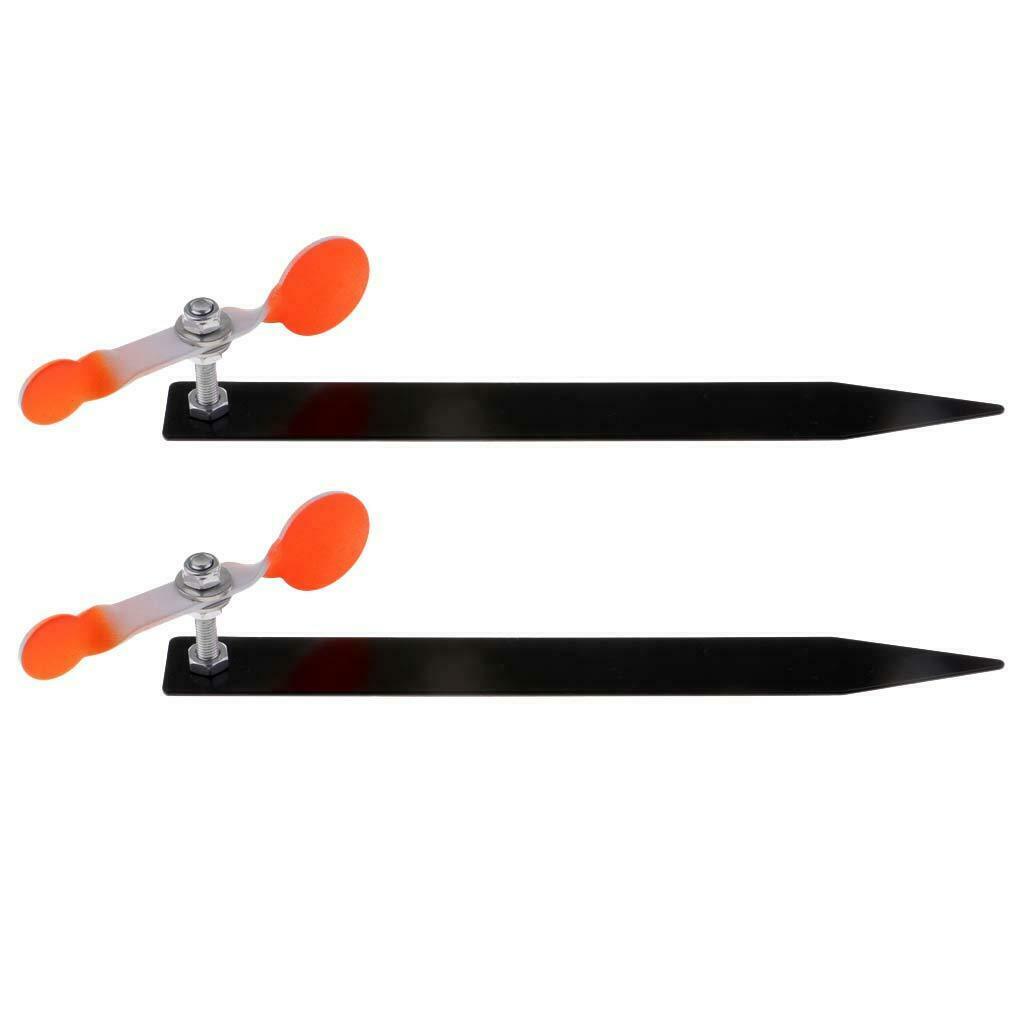 2pcs Spinners Shooting Targets with Stake
