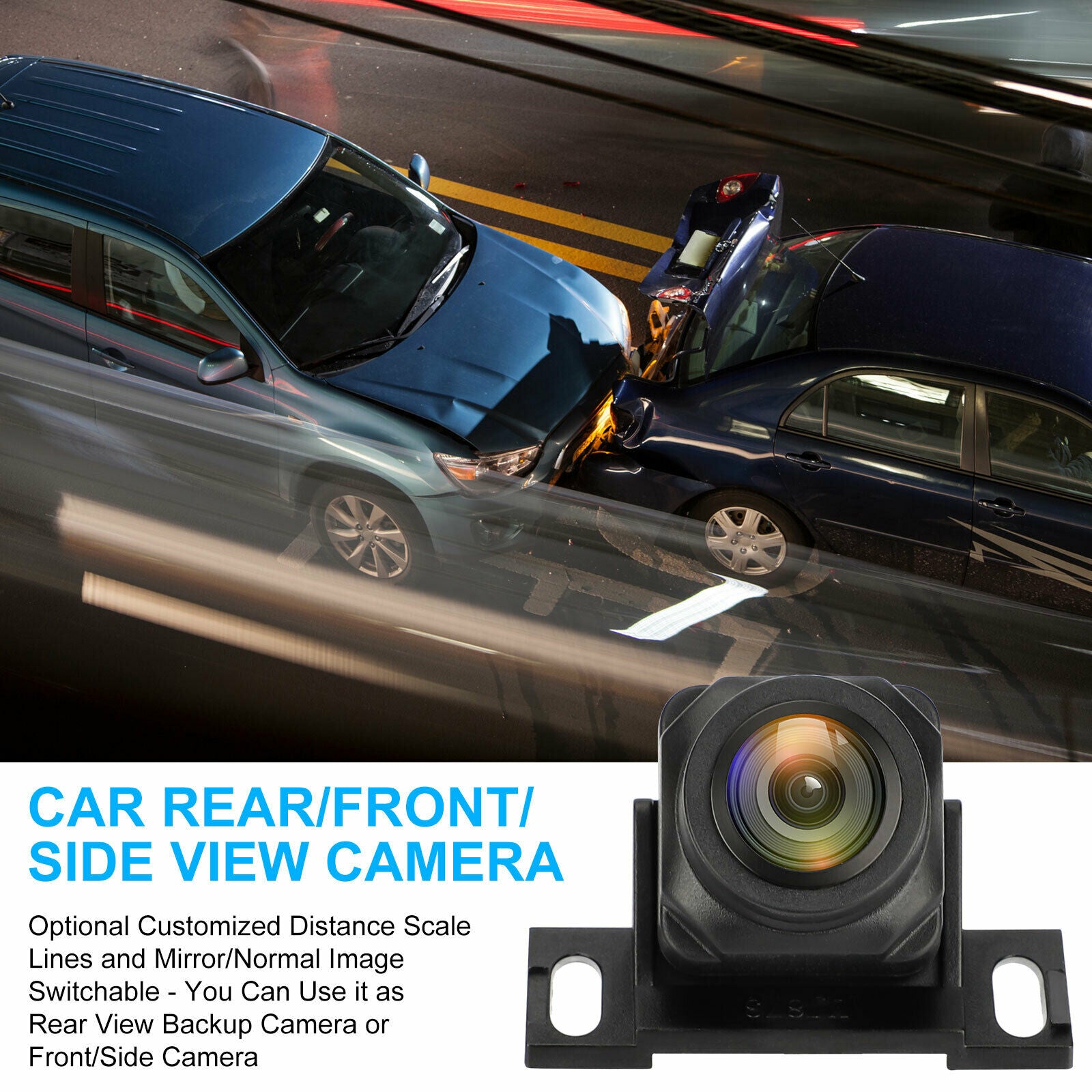 170° CMOS HD Car Front/Side/Rear View Reverse Backup Night Vision Parking Camera