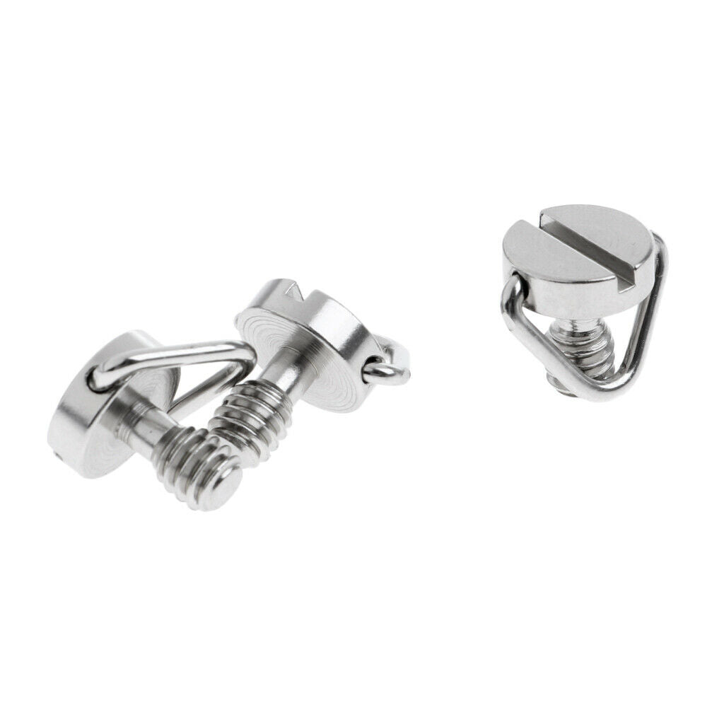 3Pcs Stainless Camera Screw Adaptor Scuba Diving Photography Base Tray 1/4