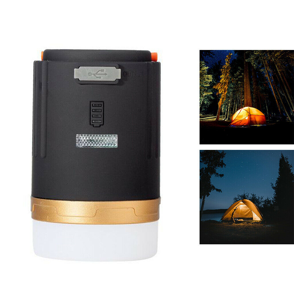 Portable LED Camping Light Emergency Hanging Lantern Lamp Garden Flashlight