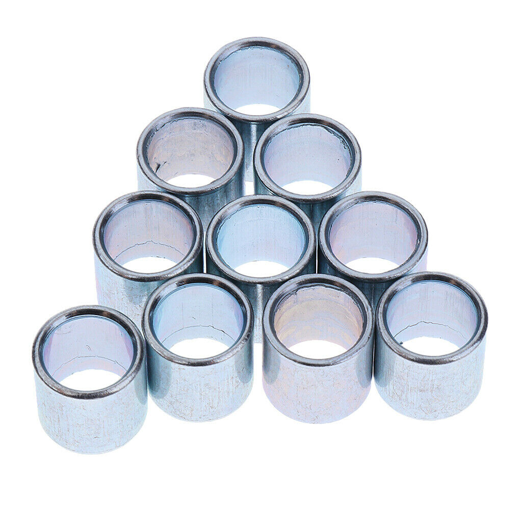 10 Pcs Inline Skate Roller Skating Wheels Bearing Spacers ID8mm