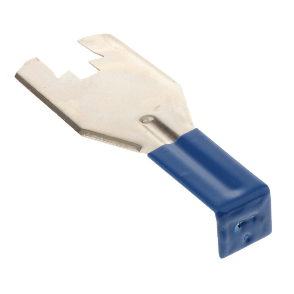 Car Door Clip Removal STAINLESS STEEL Tool WITH BLUE RUBBER GRIP HANDLE