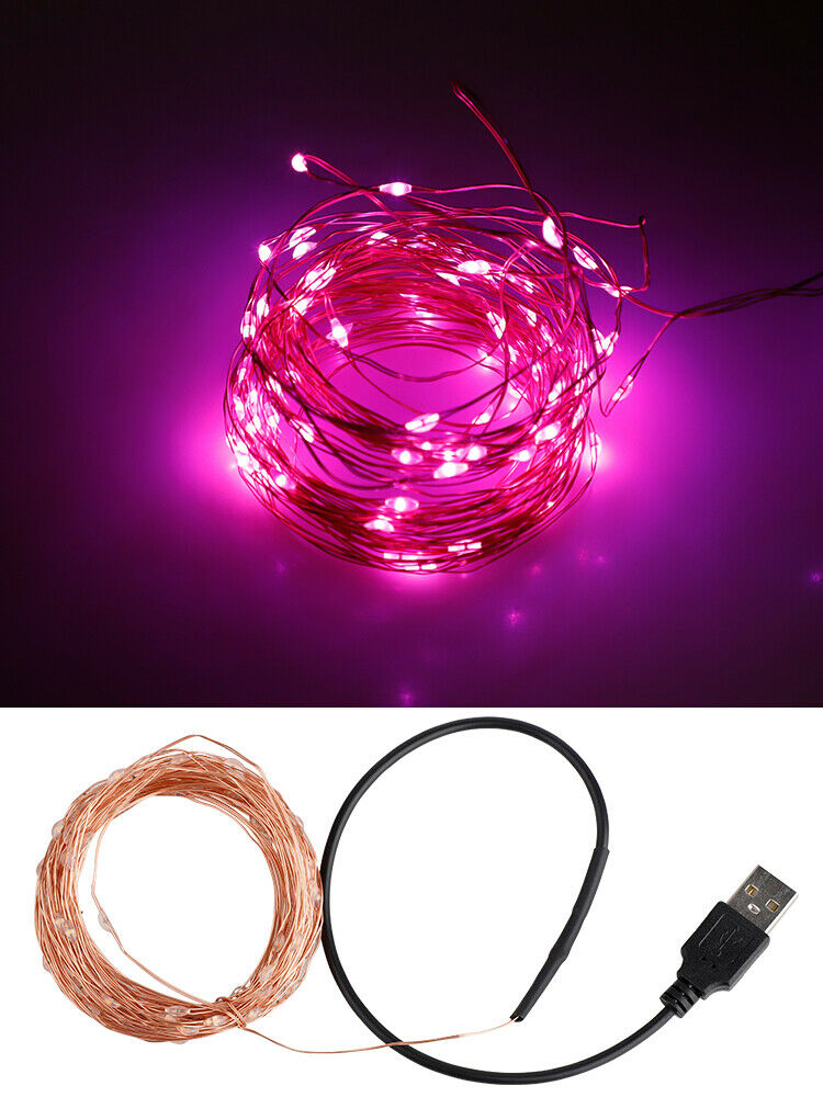 10M 100LED  String Light USB Christmas Halloween Party Waterproof Garden Decor
