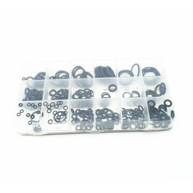 225Pcs Rubber O Ring O-Ring Washer Seals Watertightness AssortmentBDAU