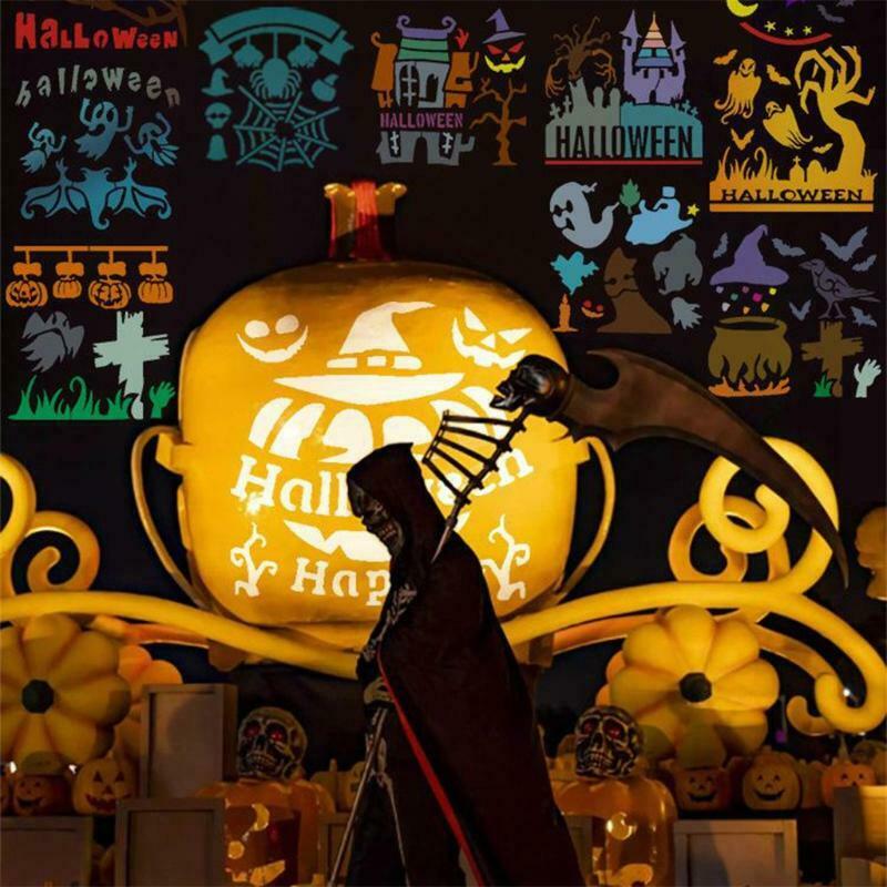 16Pcs Halloween Graffiti Tools for Wood Canvas Metal Furniture Wall Home Decors