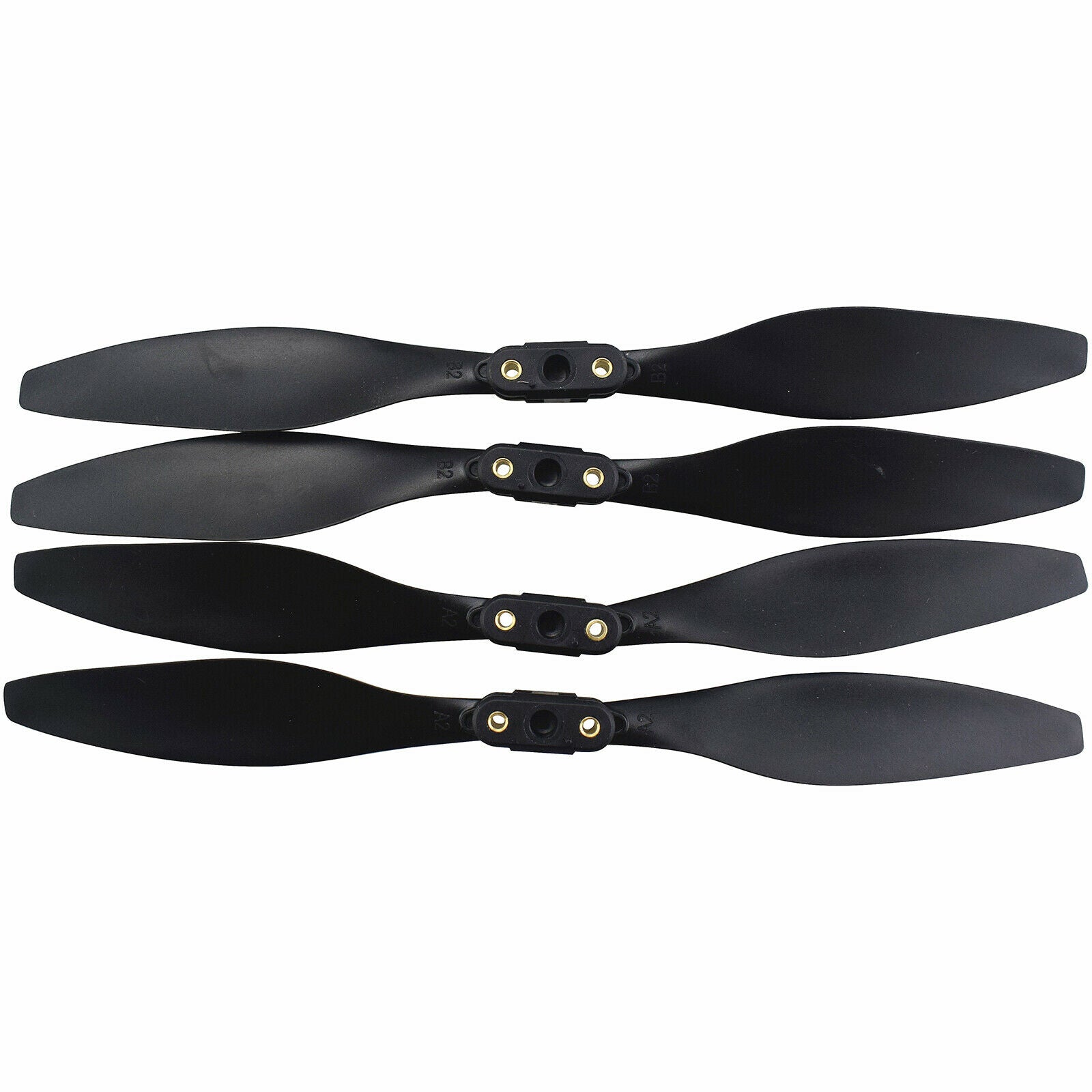 4x Low Noise Black Propellers Blades Paddle Set For HS720 Part Accessories