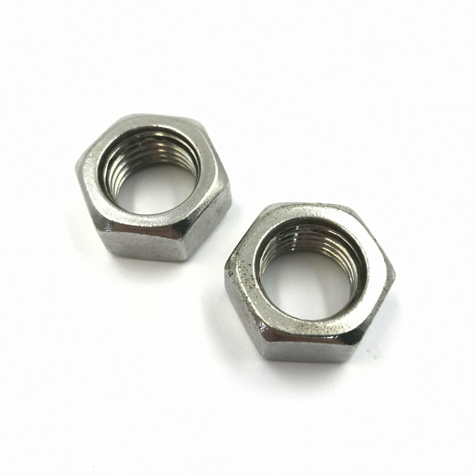 New 2Pcs M4 x 0.7 Metric Left Hand Thread Stainless Steel Hex Nut [M1]