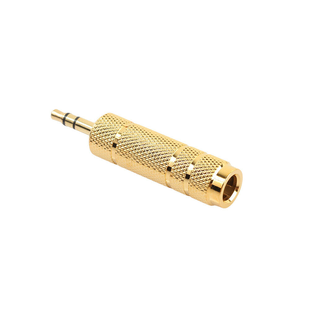 4 Pieces 6.35 Mm 1/4 '' Socket to 3.5 Mm 1/8 '' Stereo Headphone Jack Adapter