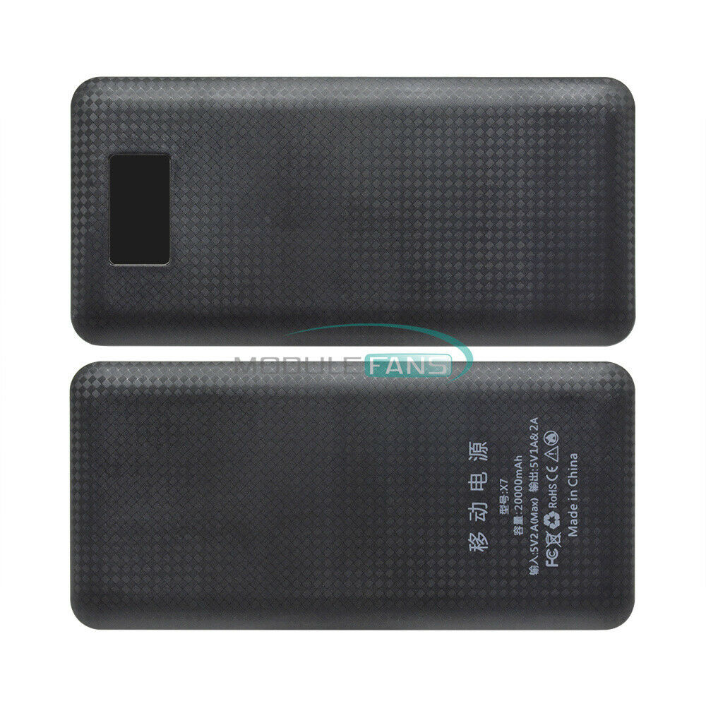 Mobile Power Bank 7S 7 18650 Case DIY Kit Battery Charger Box 5V 2.1A 3 USB LED