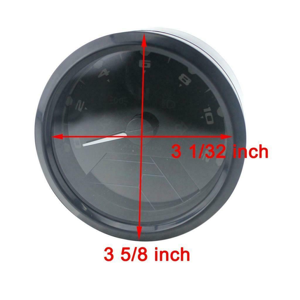 12000RPM Motorcycle Motorbike LCD Digital Speedometer Tachometer Gauges