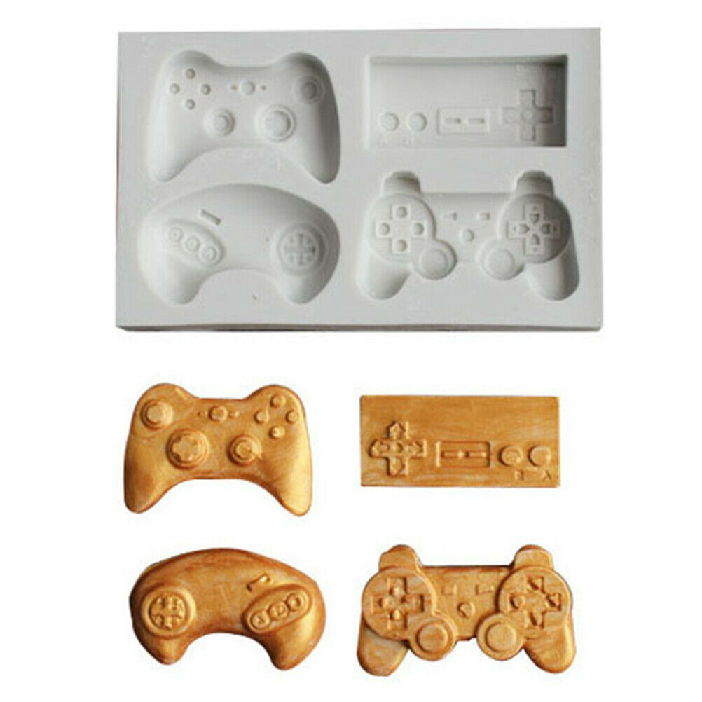 Gamepad Silicone Cake Mold Fondant Mould Chocolate Baking Decorating Moul.l8