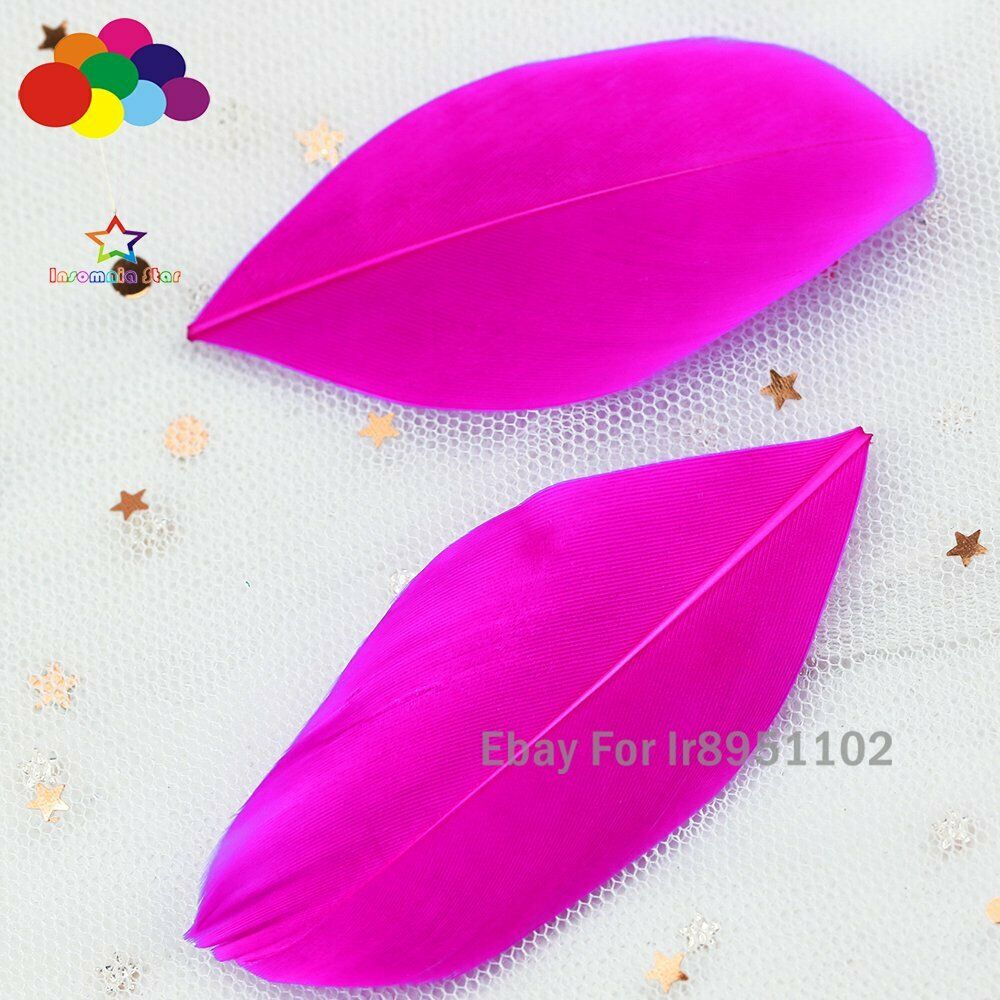 High Quality Rose 5-7cm Natural Hand-tearing small Goose Big Wide Head Wedding