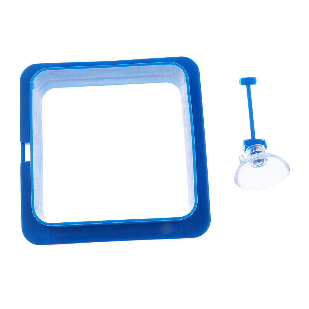 Aquarium Feeding Ring Fish Tank Station Floating Food Tary Feeder Square