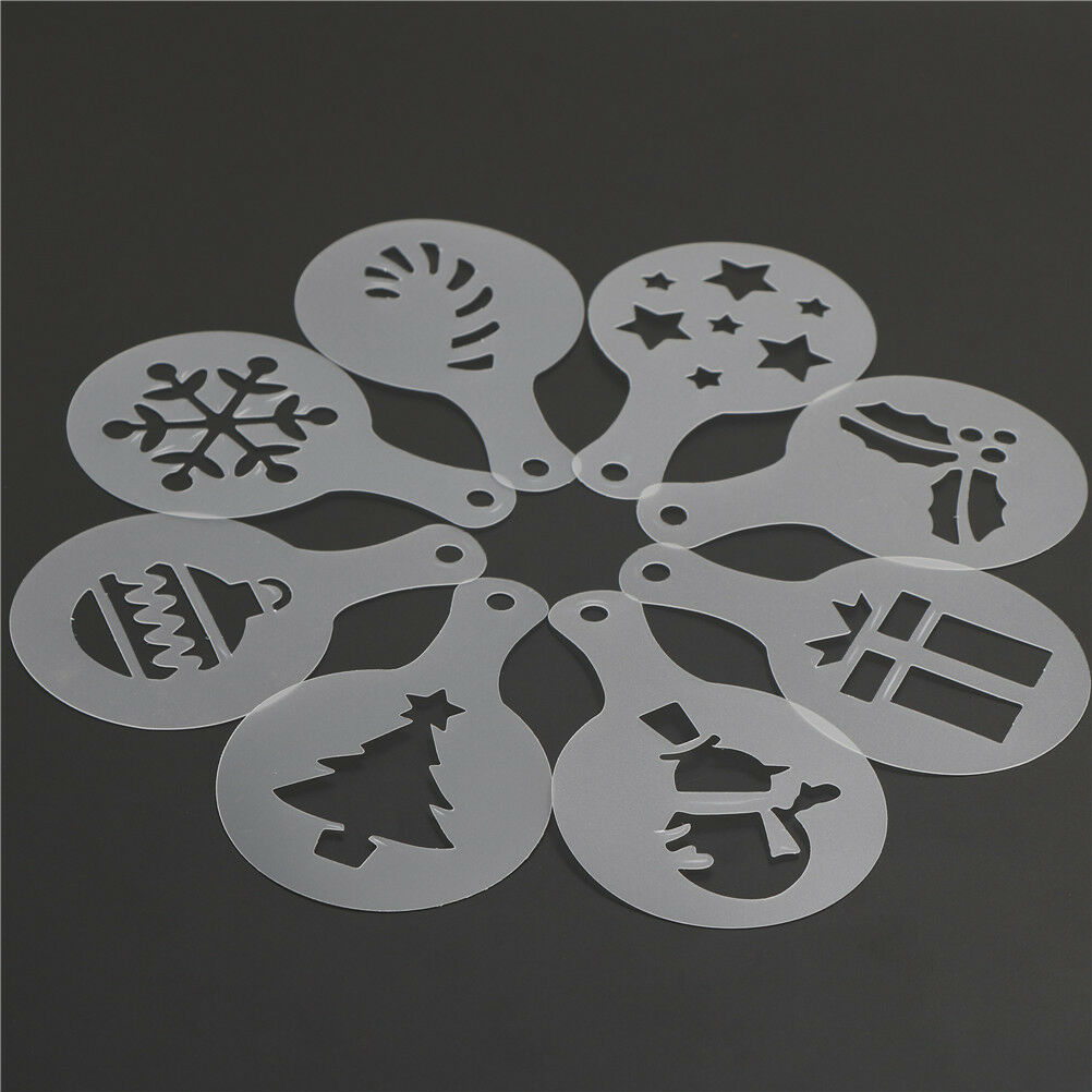 Cake Stencils Mold Christmas Coffee Mold Mould Pastry Tools Cookie DecorBDAU