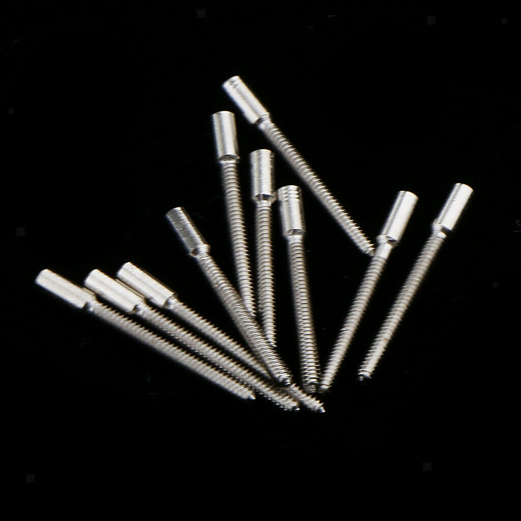 10x Professional Metal Wristwatch Stem Movements Extensions Watch Repairing