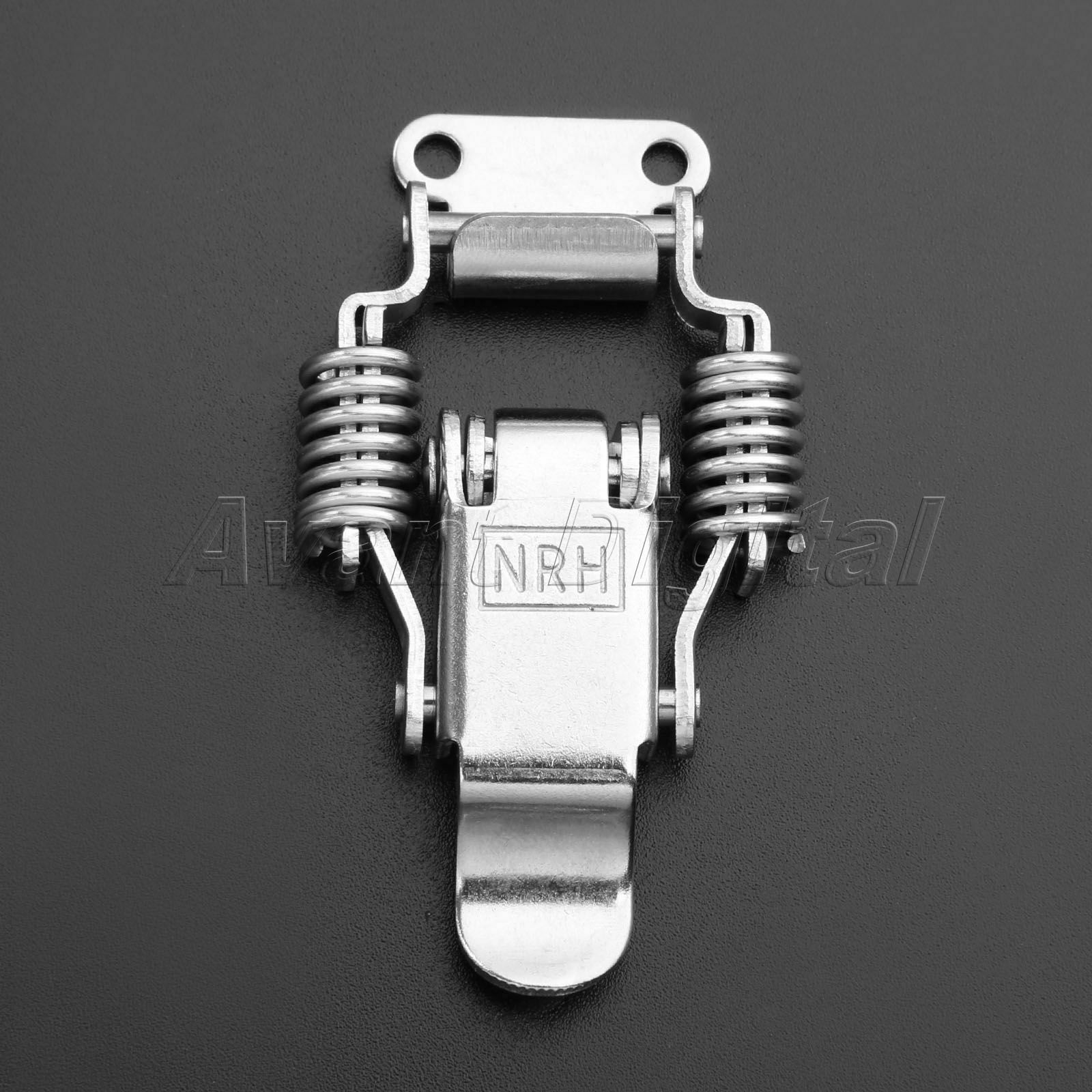 Cabinet Toggle Switch Latch Hasp Case Locking Box Chest Spring Loaded Lock Catch