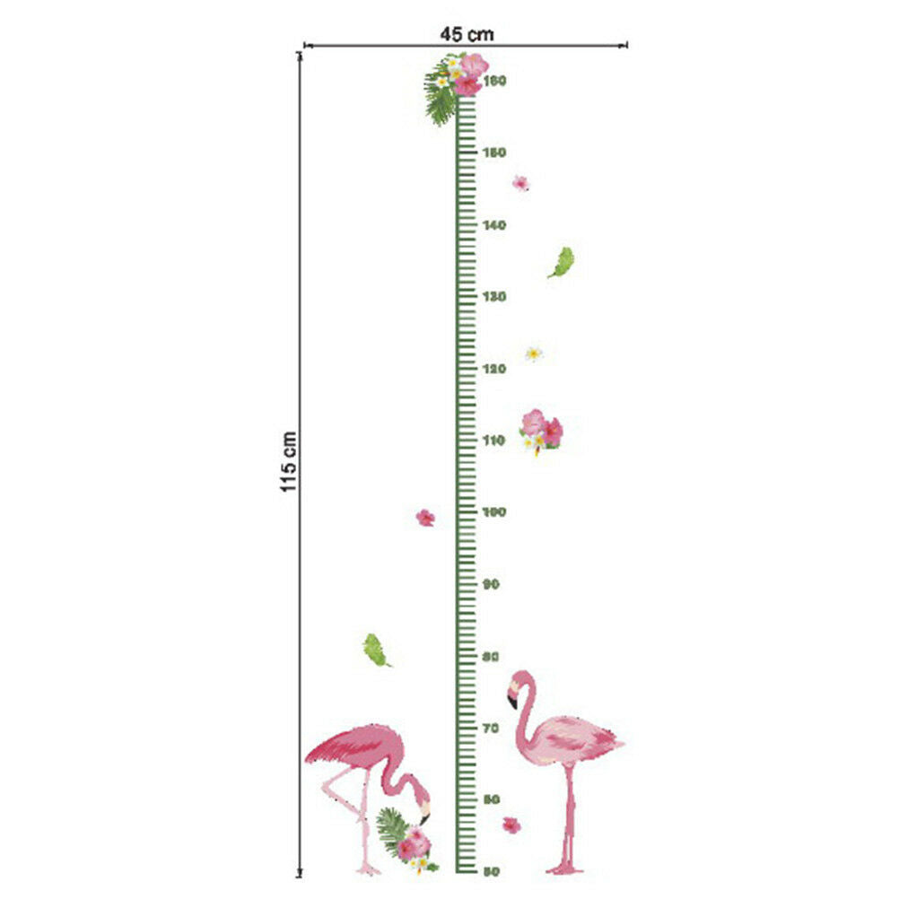 Flamingo Height Wall Stickers For Living Room Bedroom Decoration joJC.l8