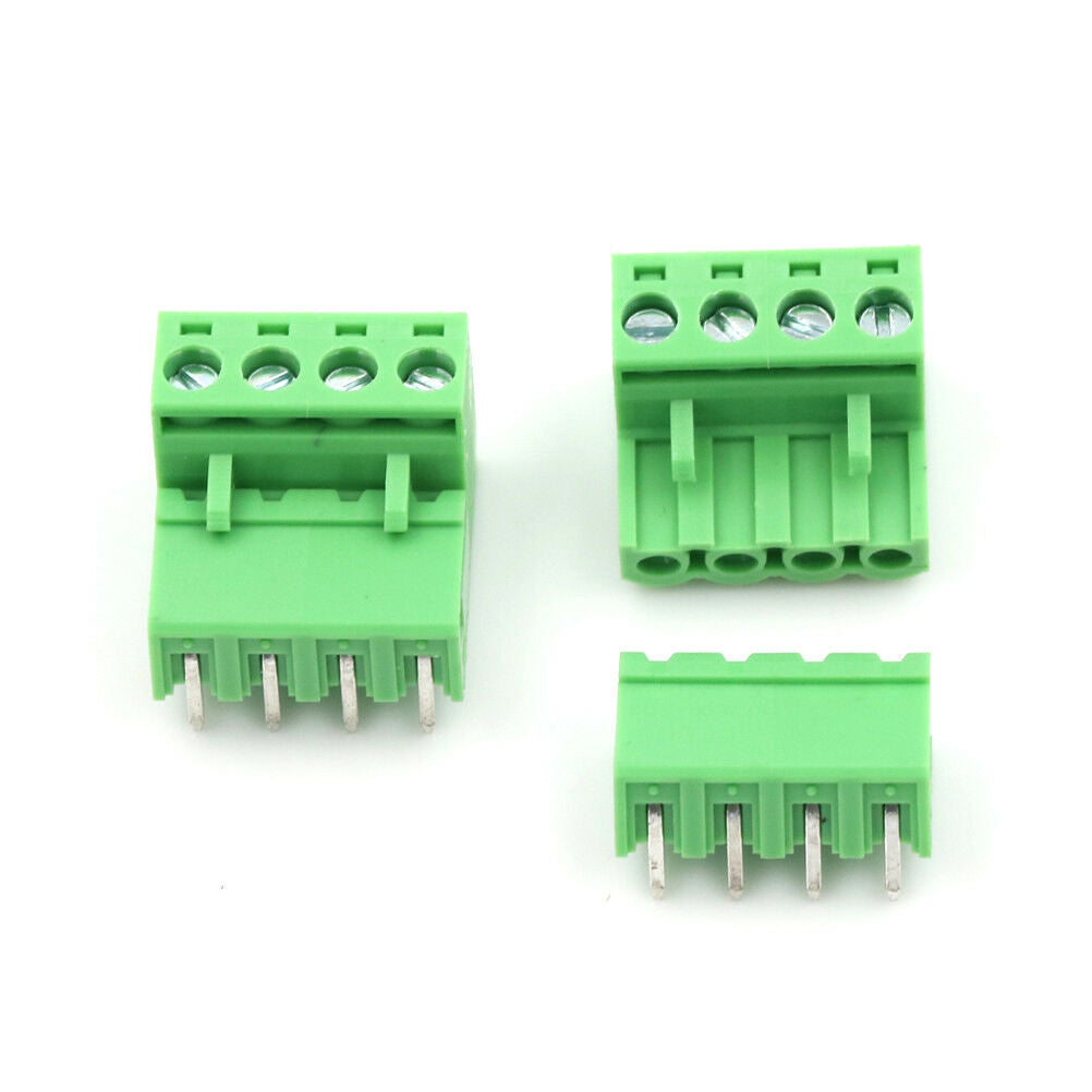 20pcs 5.08mm Pitch 4Pin Plug-in Screw PCB Terminal Block Connector F ziTEUSJ SJ
