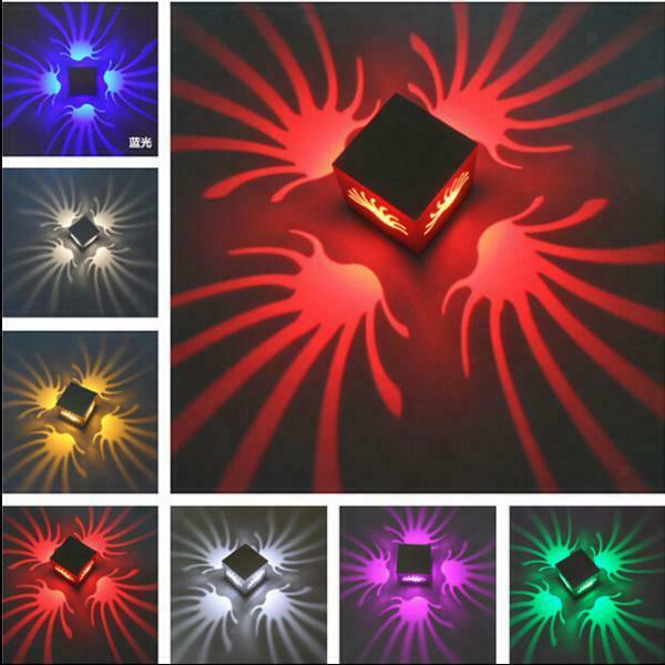1W LED Palm Wall Lamp Sconce Corridor Light Fixture for KTV Bar Hall Warm Wh