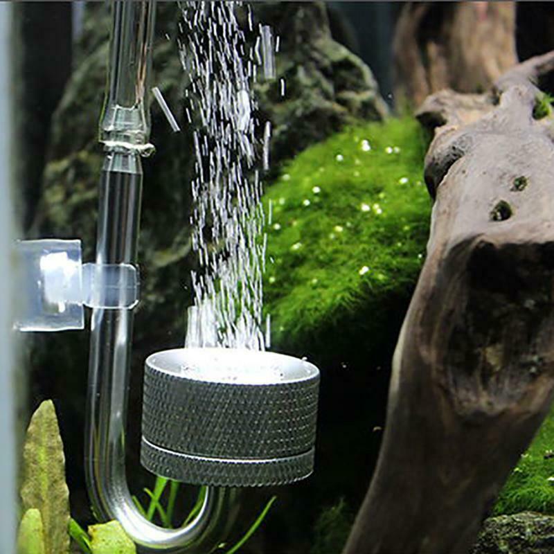Aquarium CO2 Diffuser For Fish Tank Plant Carbon Dioxide Refiner & Suction Cup