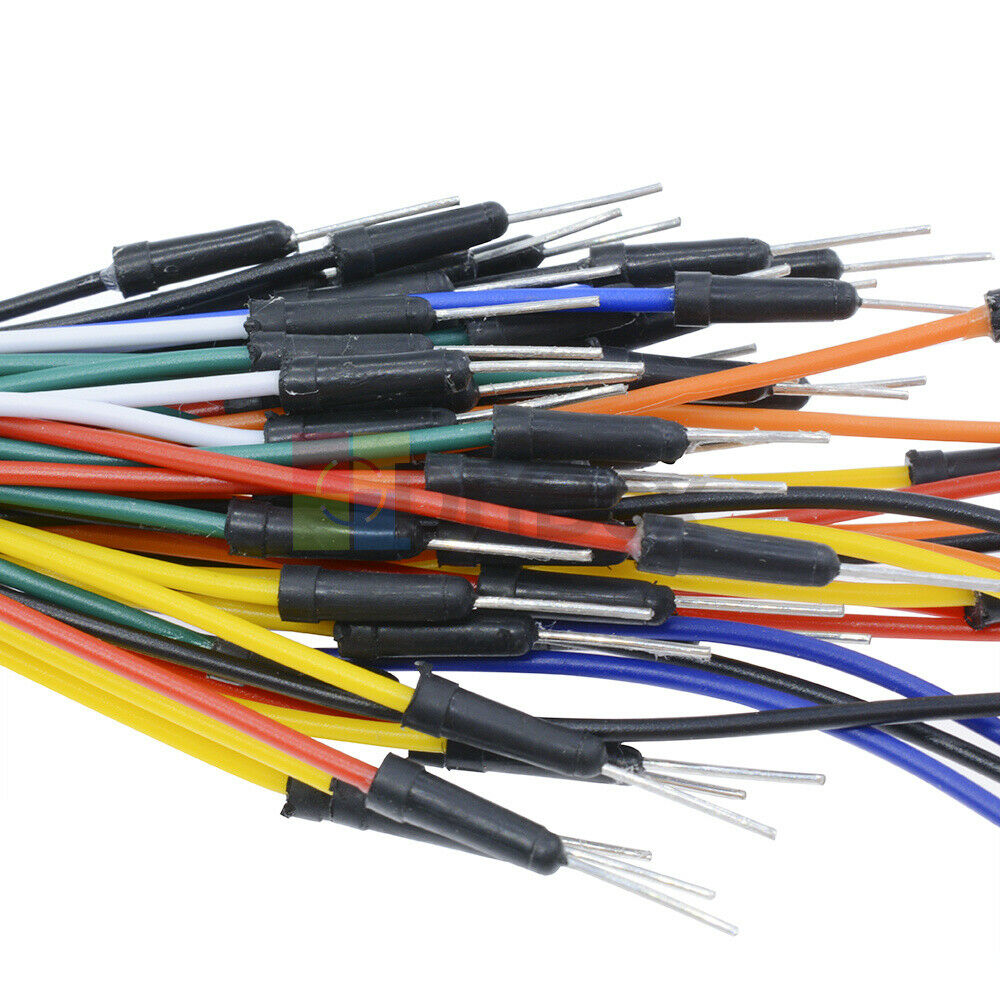 Male to Male Solderless Flexible Breadboard Jumper Cable Wires 65Pcs for Arduino