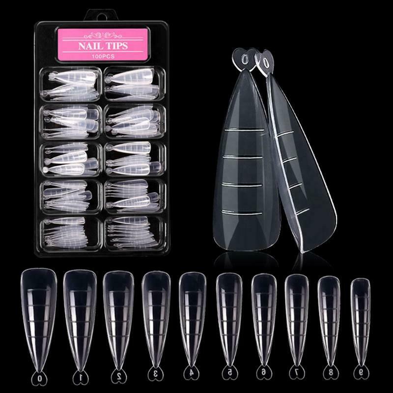 Graduation Nail Art Quick Light Therapy Crystal Extended Nail Sheets 100 Pieces