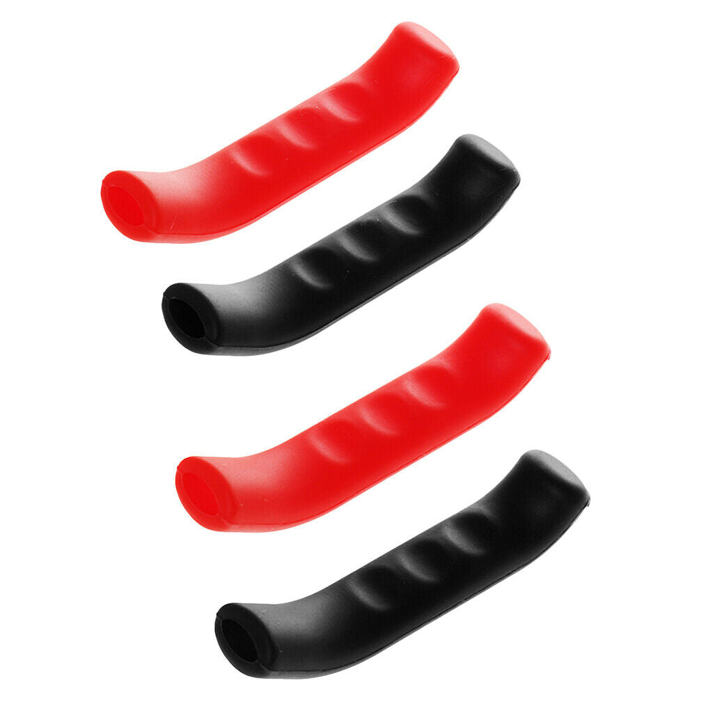 2 Pairs of Silicone Anti-slip  Brake Lever Grip Protective Covers