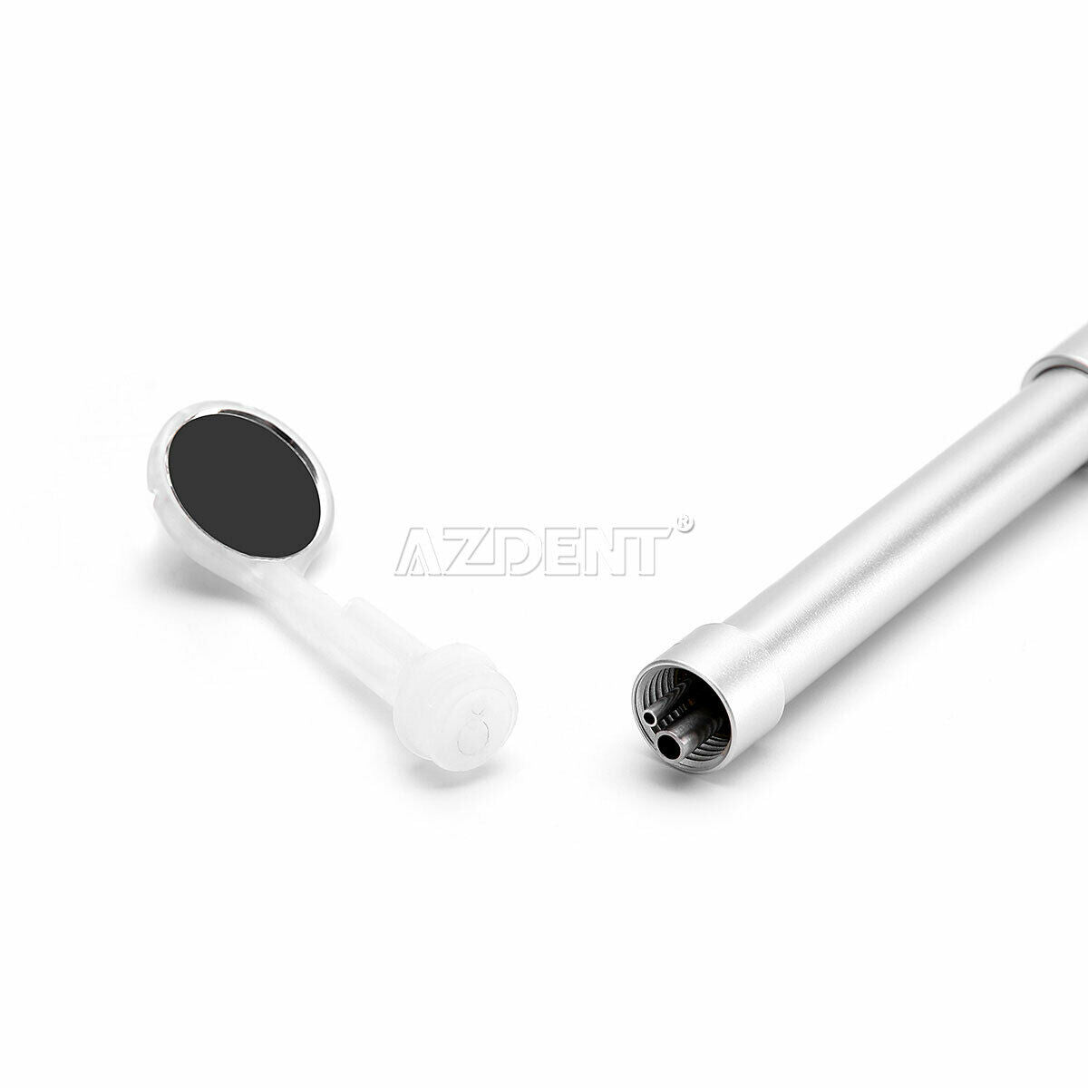 Disposable Suction Mirror Set Plastic Suction+ Anti-fog Mouth Mirror SS Handle