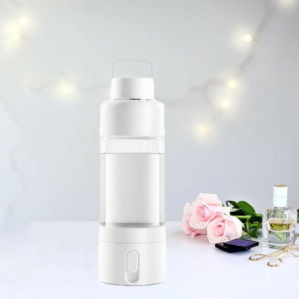 600ml Portable Hydrogen Rich Water Bottle Maker Ionizer Generator Cup