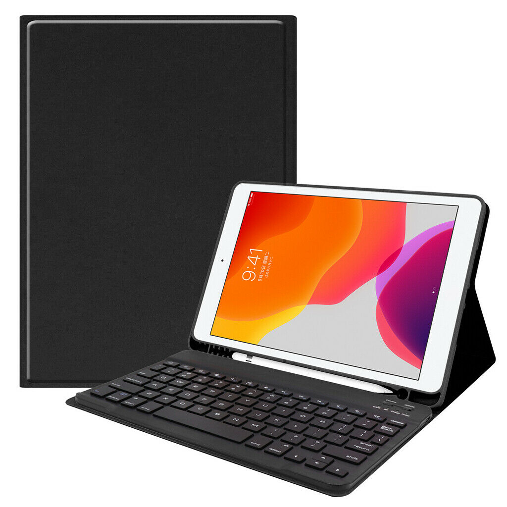 Keyboard Case w/Detachable Keyboard Smart Cover for iPad 10.2 Inch 7th 8th