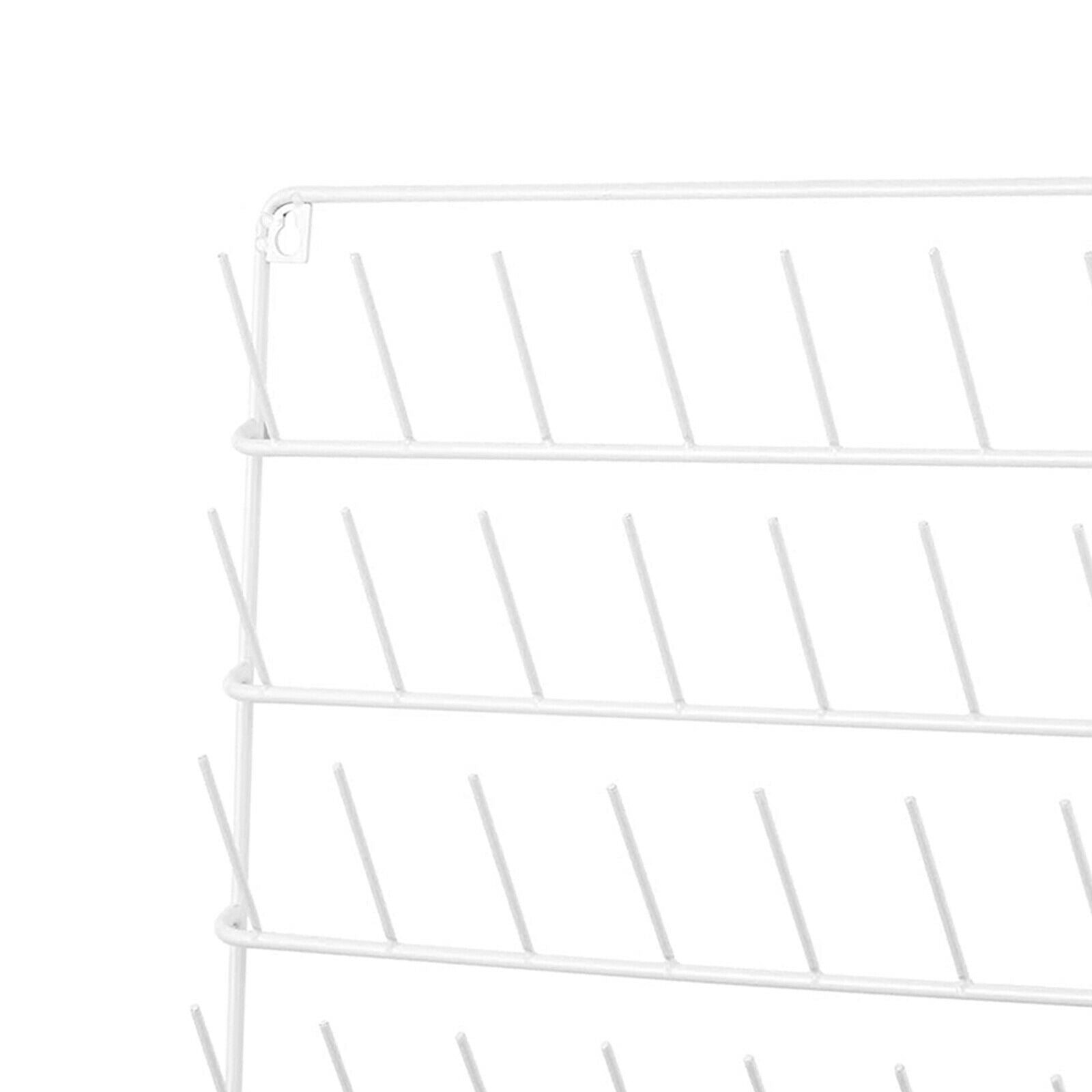 Metal Wall Hanging Thread Holder 32-Spool Sewing Thread Rack Organizer Tools