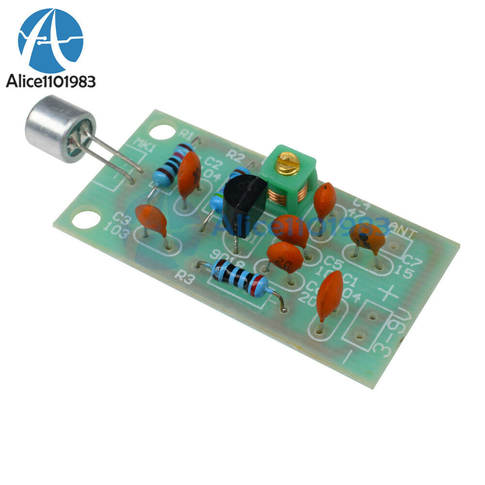2PCS Wireless Microphone Ham FM Wireless Radio Transmitter Module 3-5V 91-103MHz