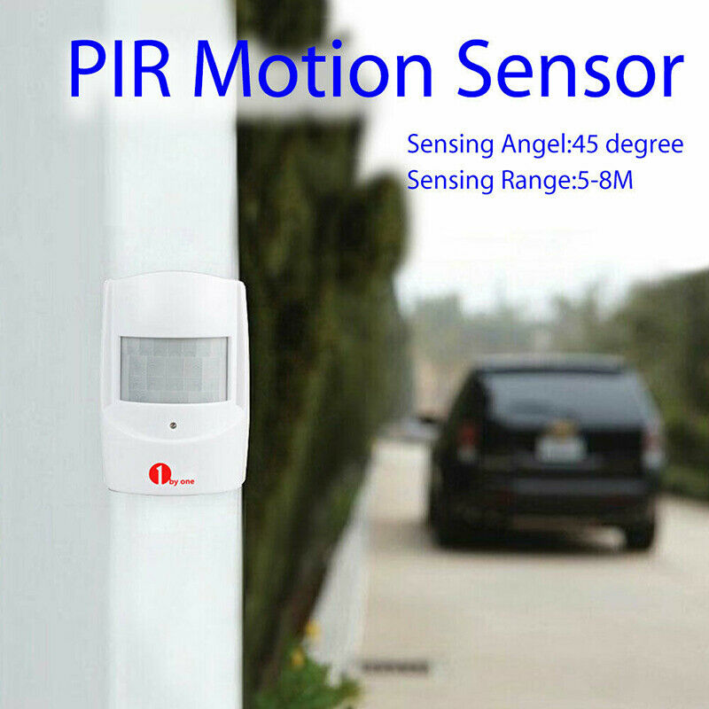 1byone Wireless Security Driveway Alarm System Outdoor Alert Motion Sensor U Kt