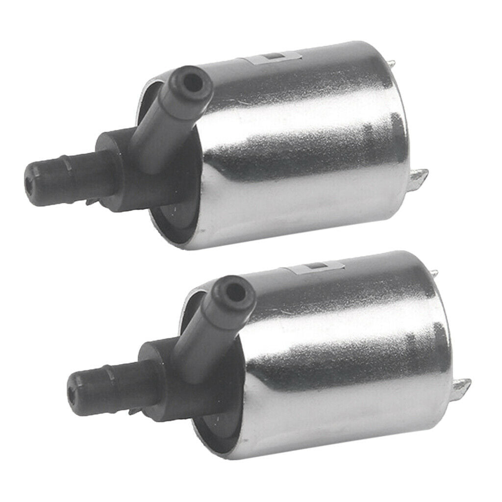 2pc 12V DC Mini Plastic Solenoid Valve for Gas Water Air N/C Normally Closed