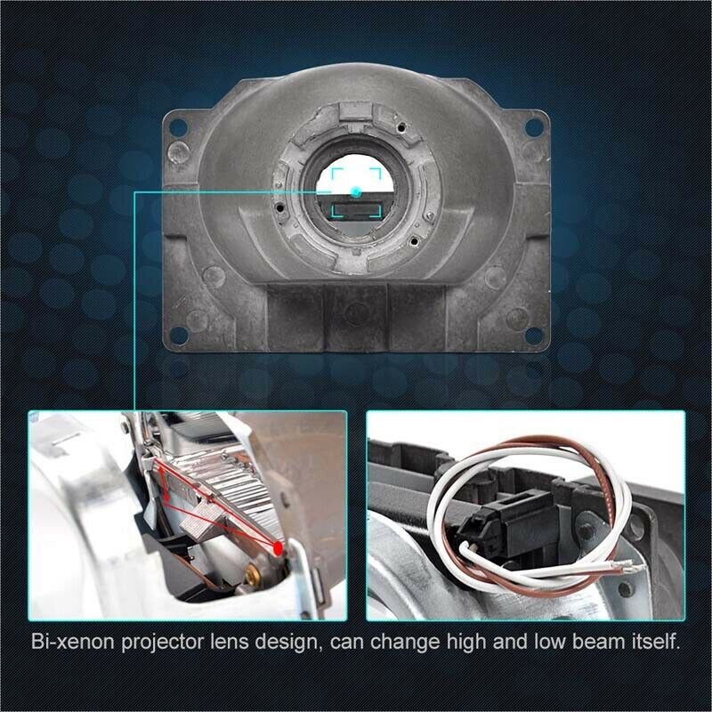 3.0 Inch Q5 H7 HID Xenon LED Headlight Bi Xenon Full Metal Projector Lens for A7