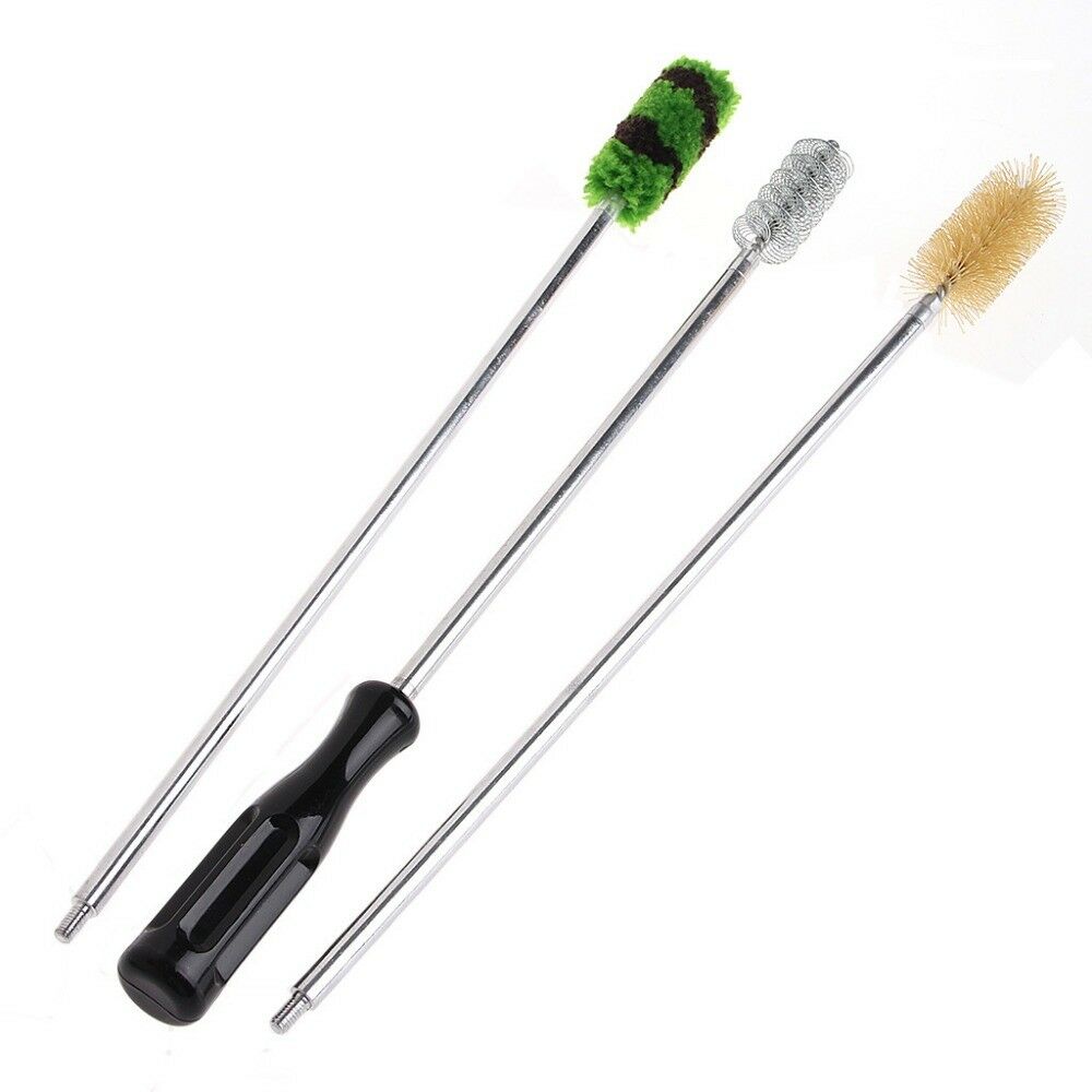 12GA Barrel Cleaner Gun Bore Brush Aluminum Rods Cleaning Kit Hunting