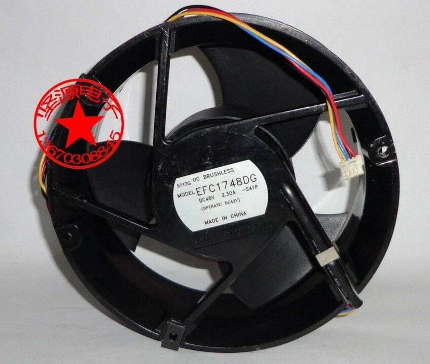 For 1Pcs DELTA EFC1748DG 17CM 48V 1.84A four-wire PWM air flow fan