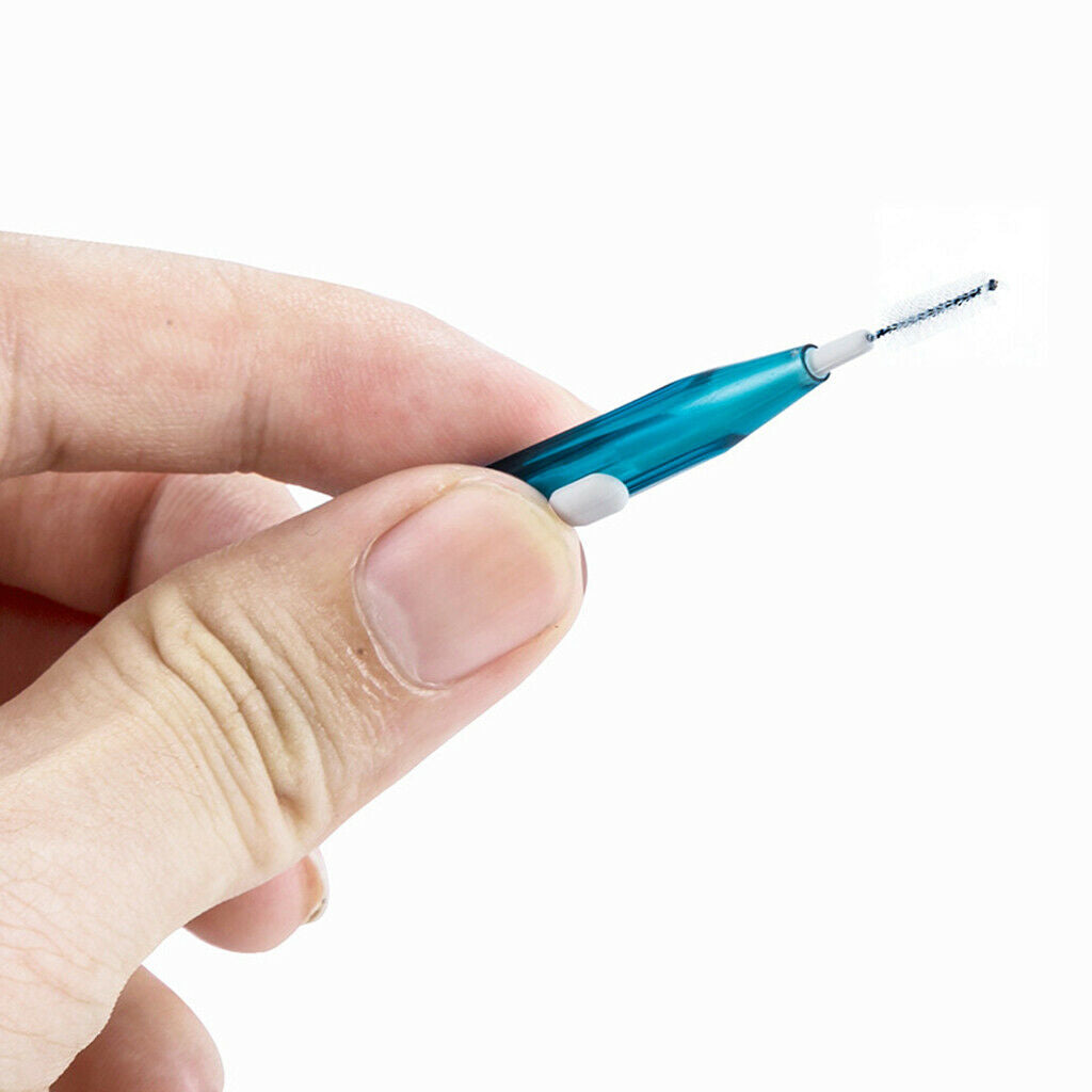 10x Push-pull Interdental Brushes Teeth Food Residue Cleaner Toothpick