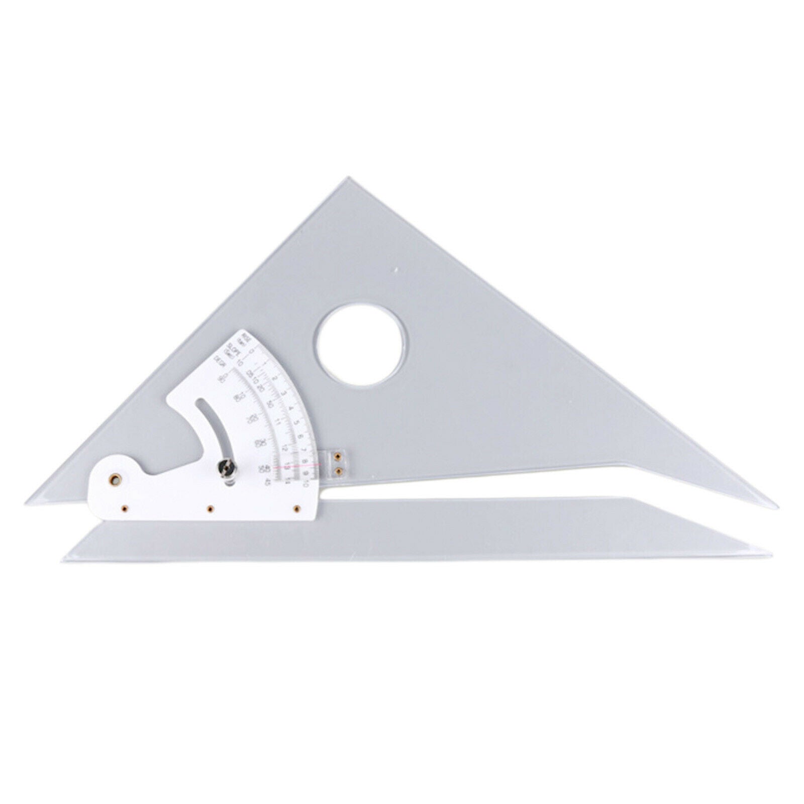 Drafting Triangle Ruler Adjustable Graphic 12'' Scale Professional Rulers
