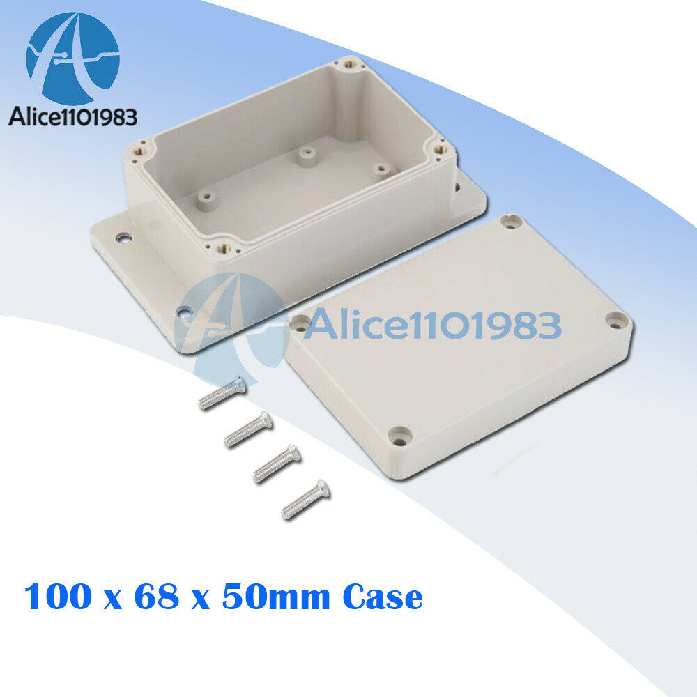 2PCS Waterproof 100x68x50mm Plastic Electronic Project Box Enclosure Case Shell