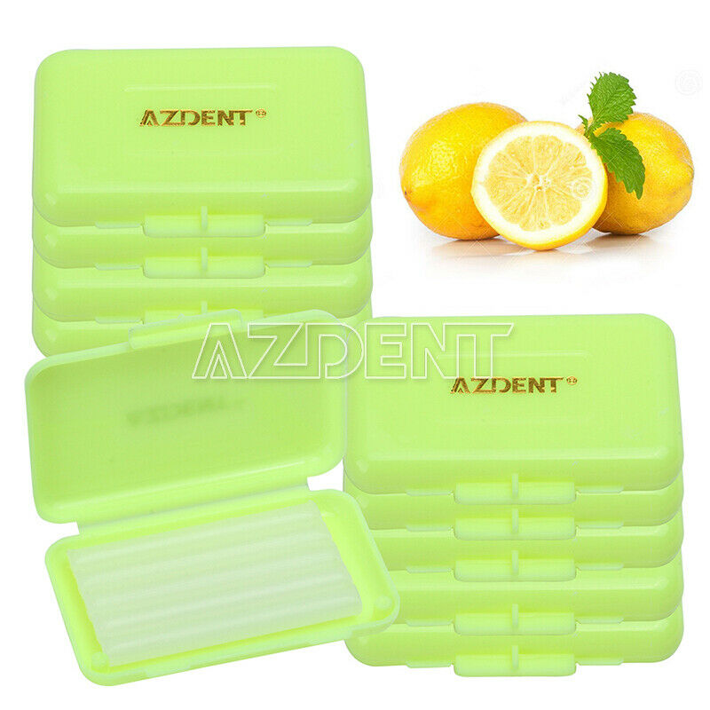 100X Dental Orthodontic Lemon scent Wax for Bracket Braces Gum Irritation