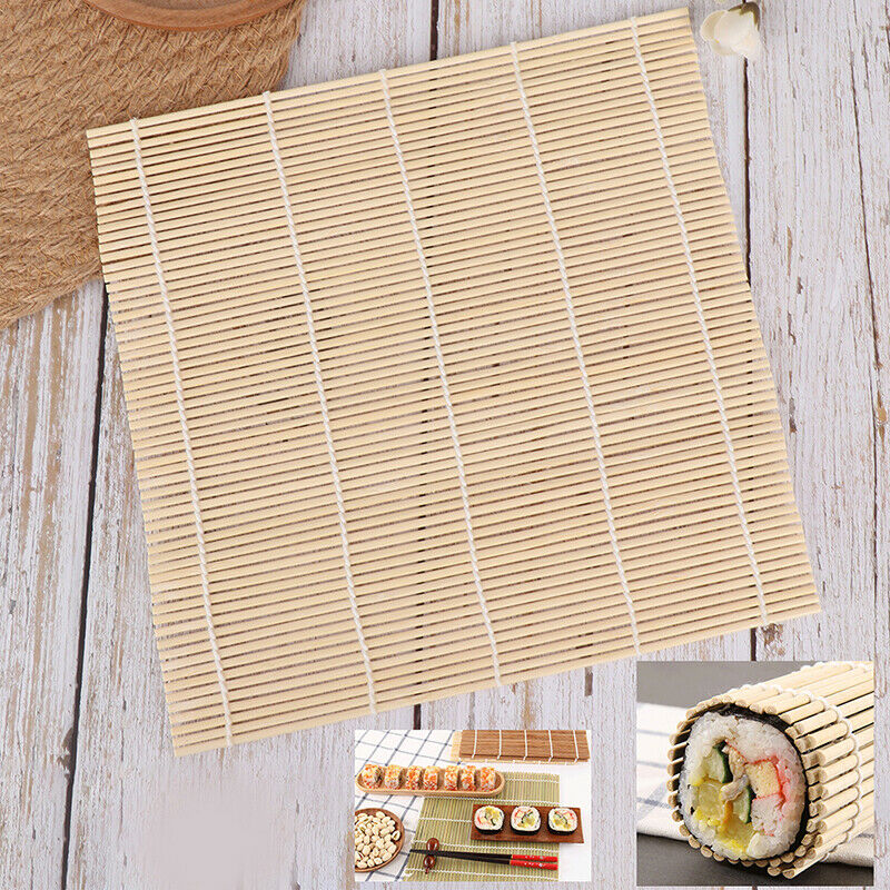 Sushi Mat Rolling Rice Onigiri Maker Bamboo Roller Mould DIY Kitchen ToolFCA