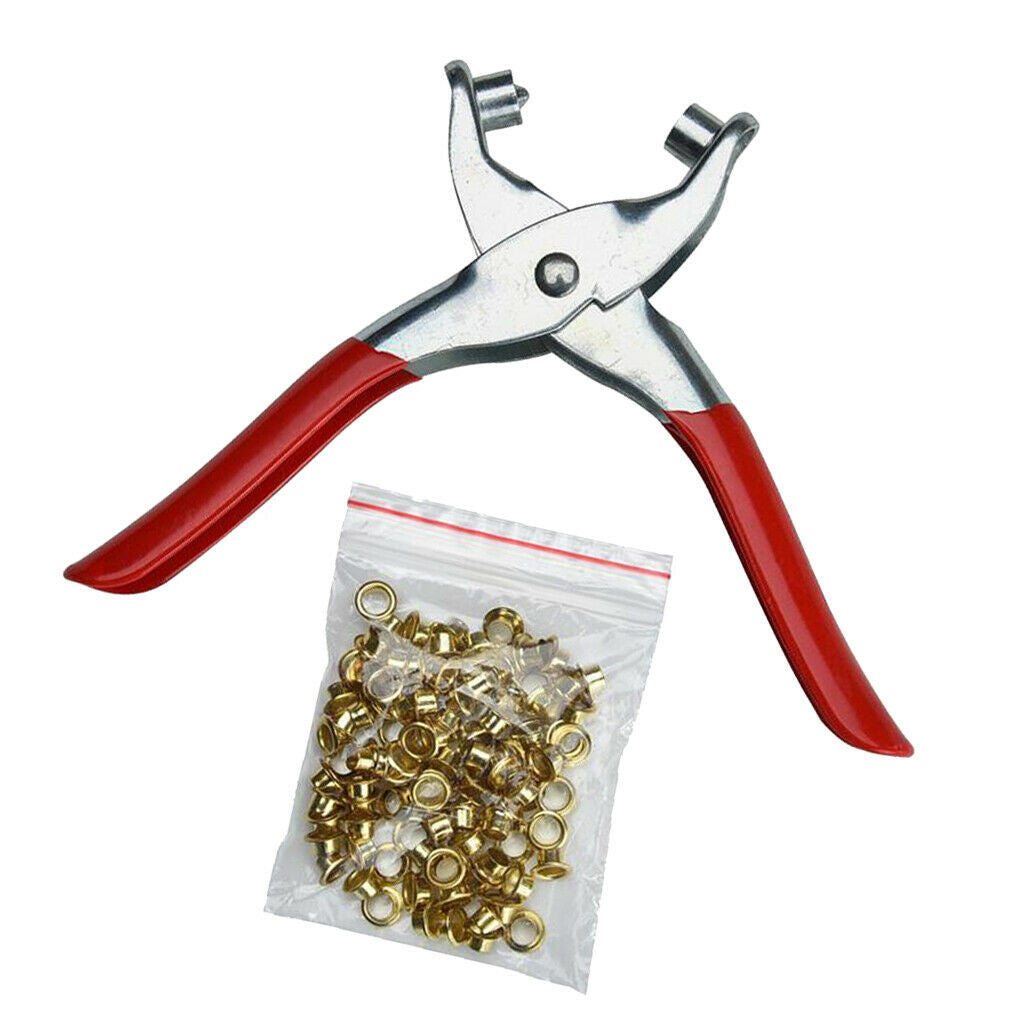 Punches With 100 Eyelets, Perforating Pliers For Leather, Fabric, Belt, Clothing
