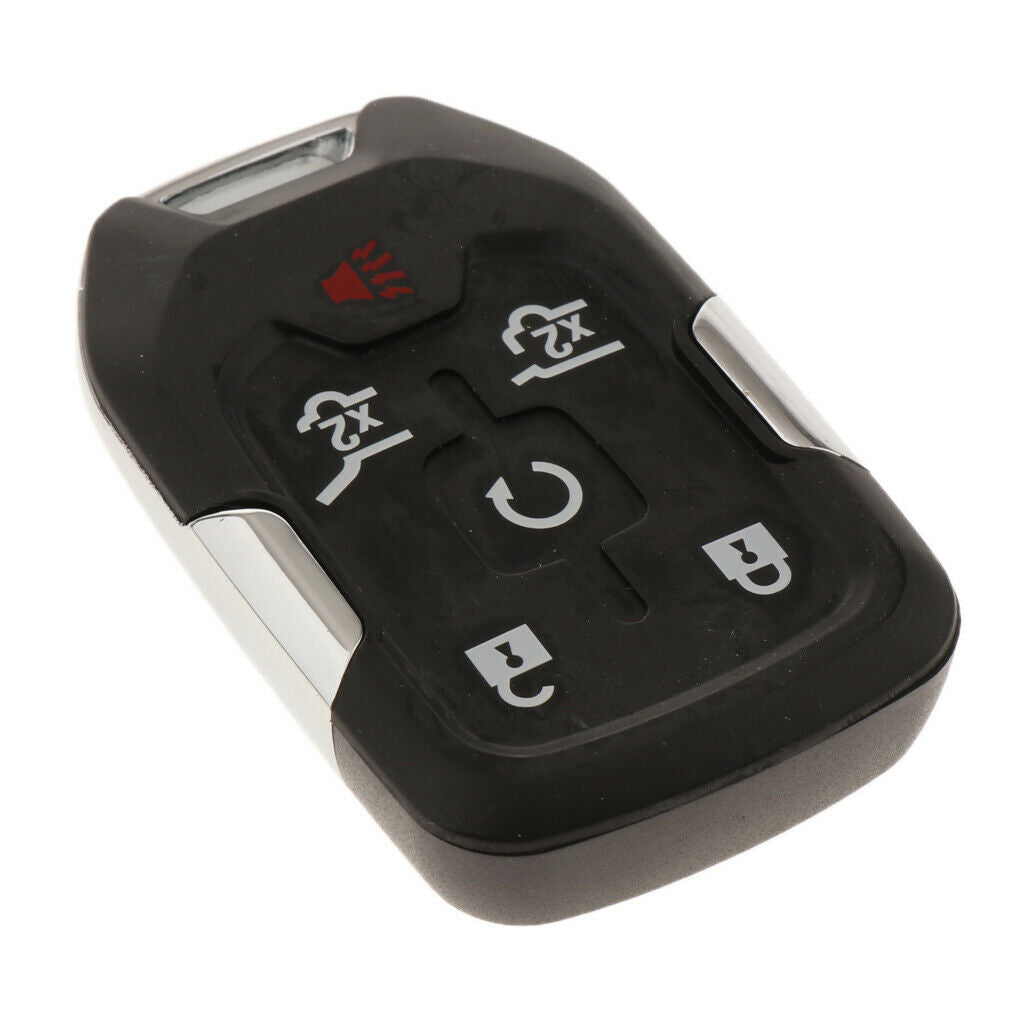 Car 6 Button Key Fob Remote Shell Case with Key for GMC