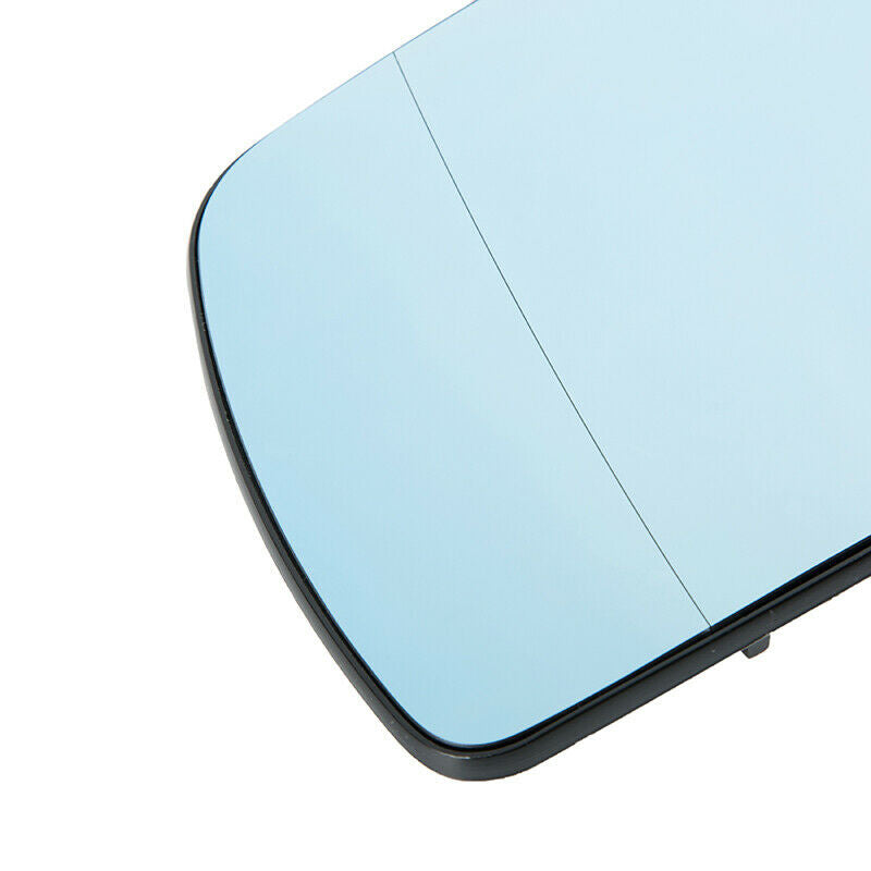 Left Door Side Mirror Glass w/Backing Plate Blue Heating ForÂ BMW X5 E53 2000-06